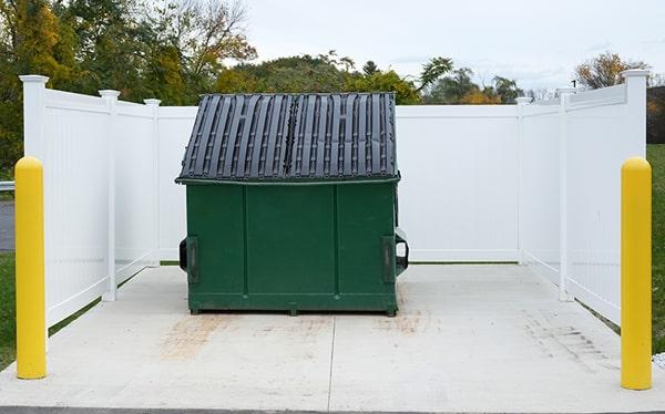 commercial dumpsters clears their containers based on the frequency designated by their clients